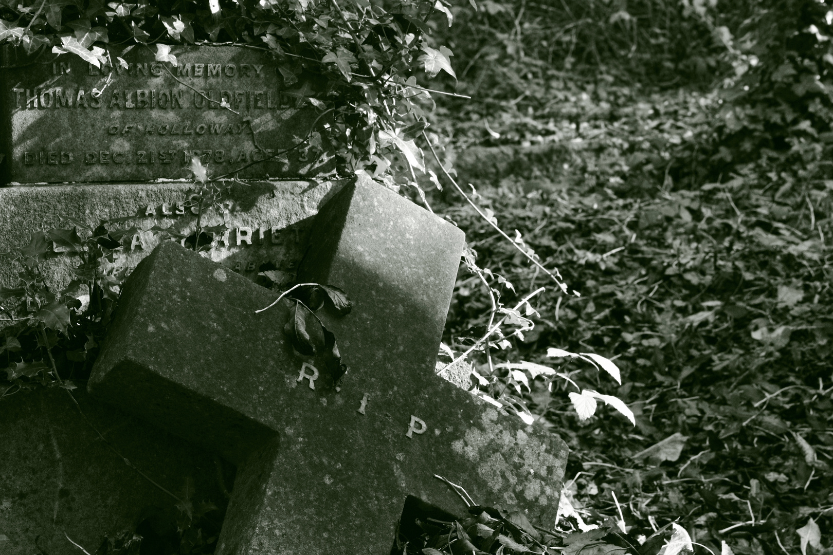 Melancholie auf dem Friedhof