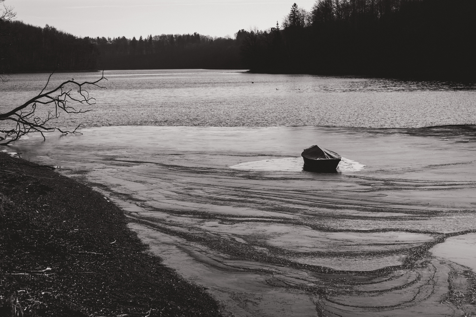 Melancholie oder einfach nur ein schwarz-weiß Foto...