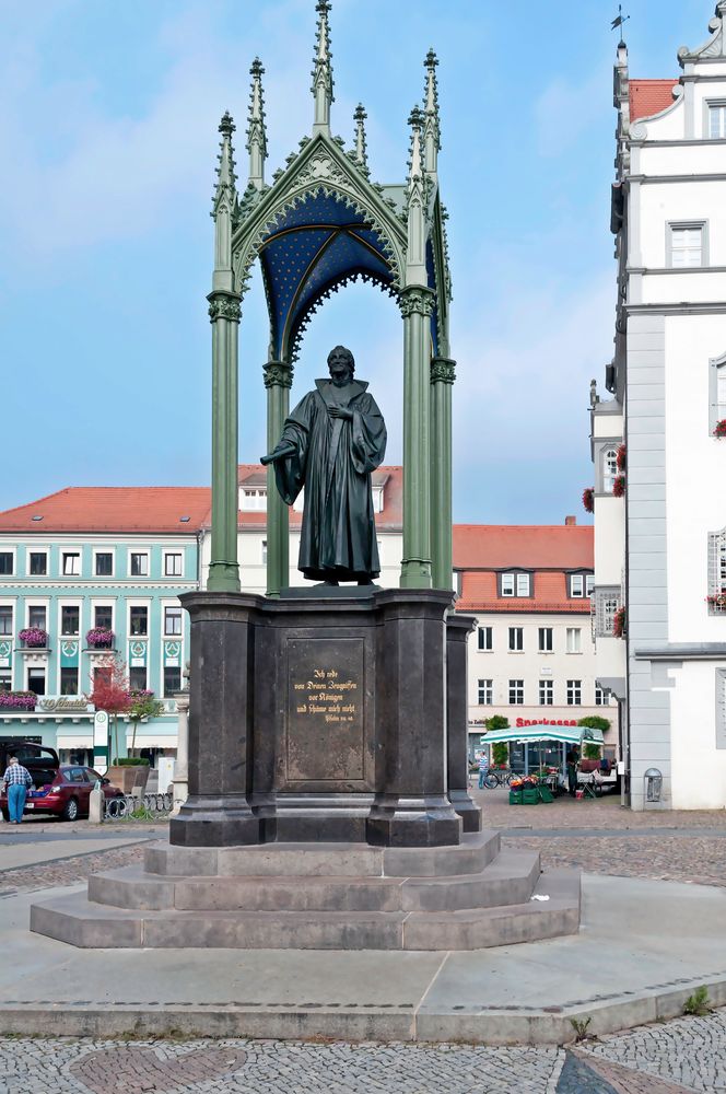 Melanchthondenkmal in Lutherstadt Wittenberg