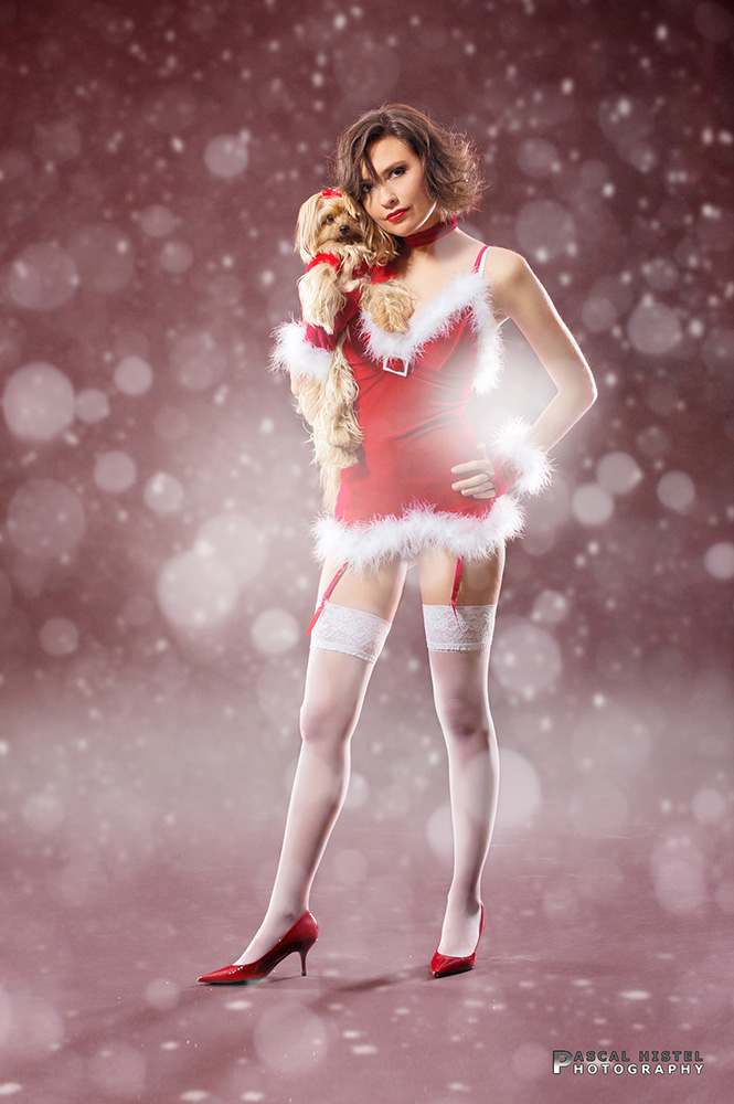 Melanie als Weihnachtsmodel auf Citydisplay.de - No. 4