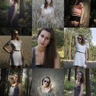 Melanie Outdoor & Fashion Shooting Collage