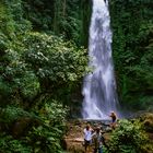 Melanting waterfall scenery 