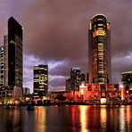 Melbourne at night