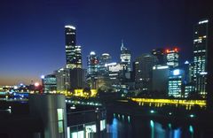 Melbourne bei Nacht