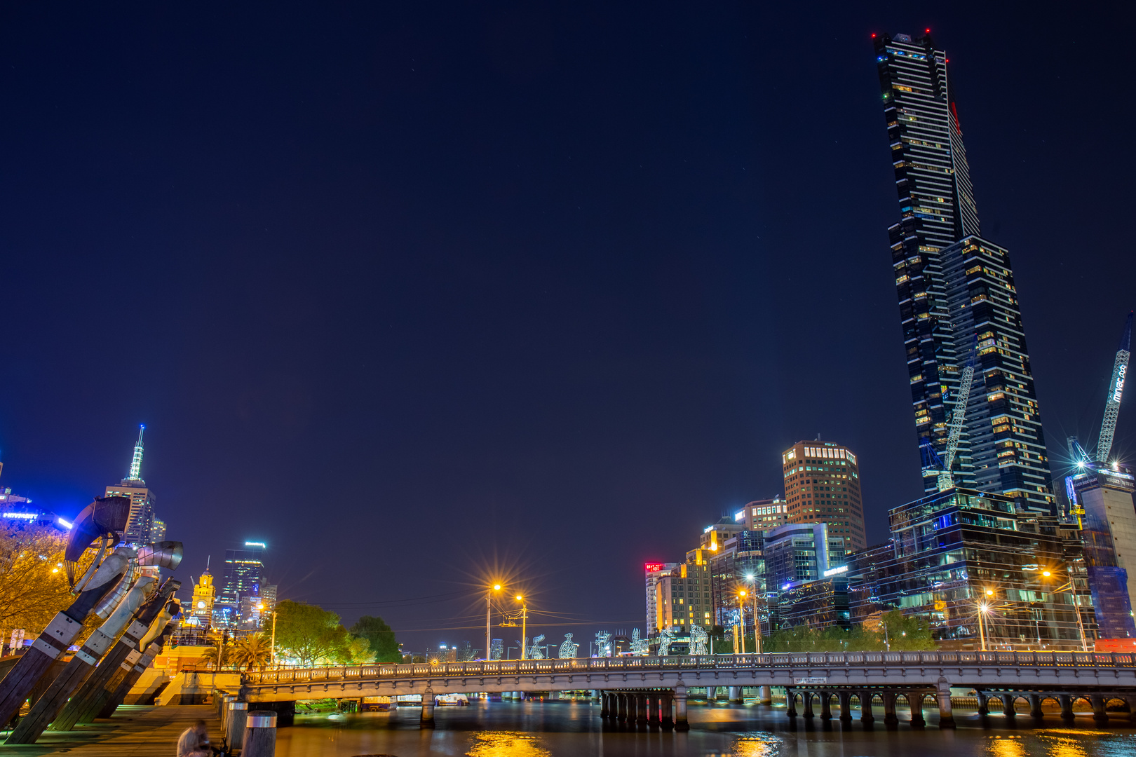 Melbourne bei Nacht