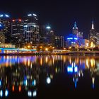 Melbourne bei Nacht