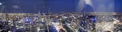 Melbourne City bei Nacht