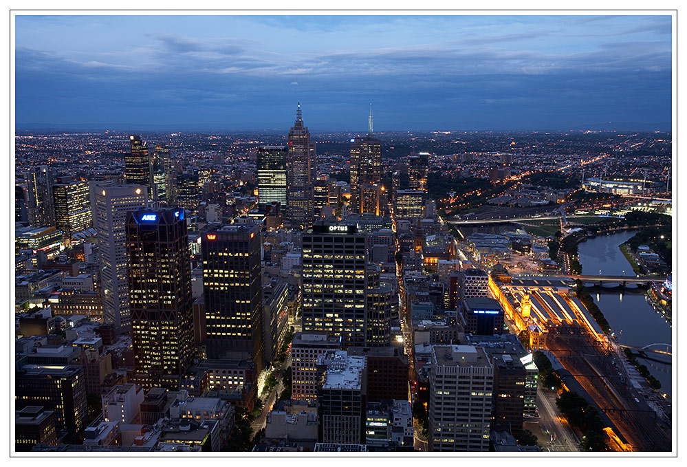 Melbourne from above