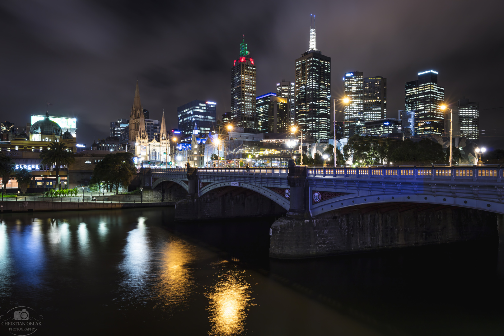 Melbourne in der Nacht II