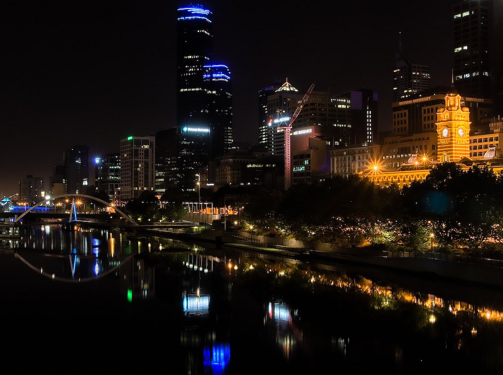 Melbourne mit Yarra River