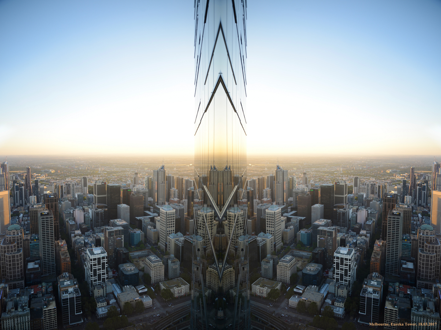 Melbourne Skyline from Eureka Tower