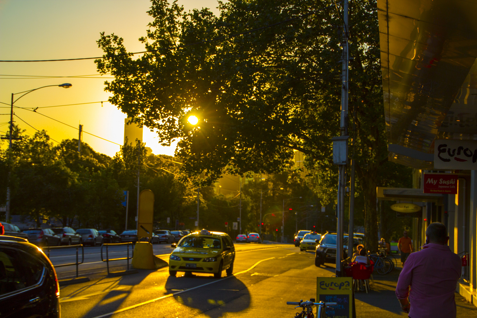 Melbourne Sonnenuntergang