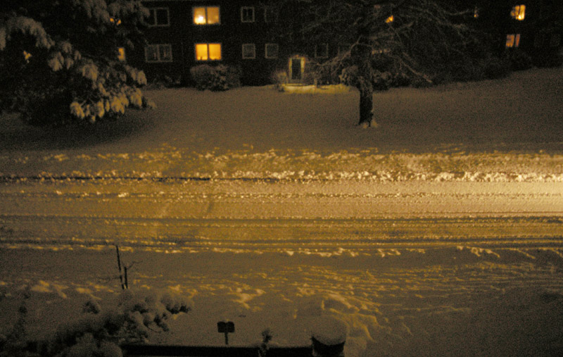 Melde mich jetzt wieder zum Schneeschieben ab