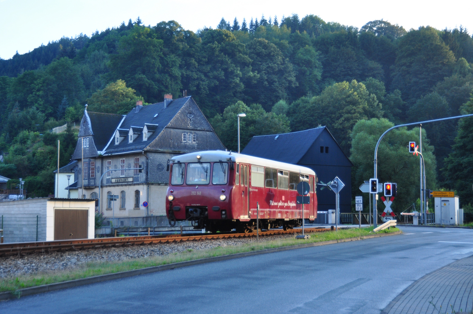 Mellenbach im letzten Licht