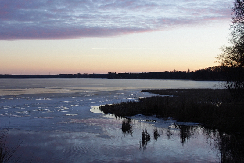 Mellensee bei Dämmerung