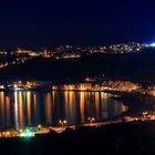 Mellieha bay bei Nacht