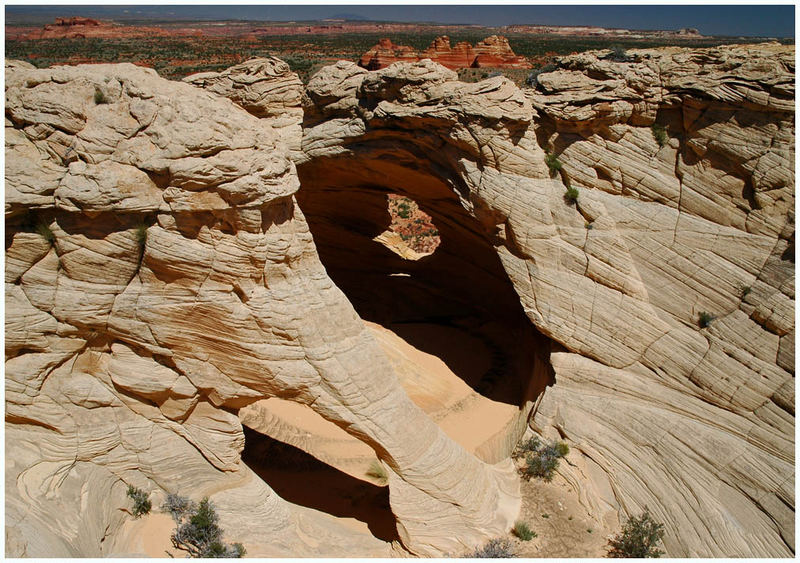 Melody arch, birds eye view