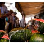 Melonen auf dem Naschmarkt