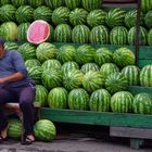 Melonenhändler in Tomsk