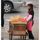 Melonenverkäuferin