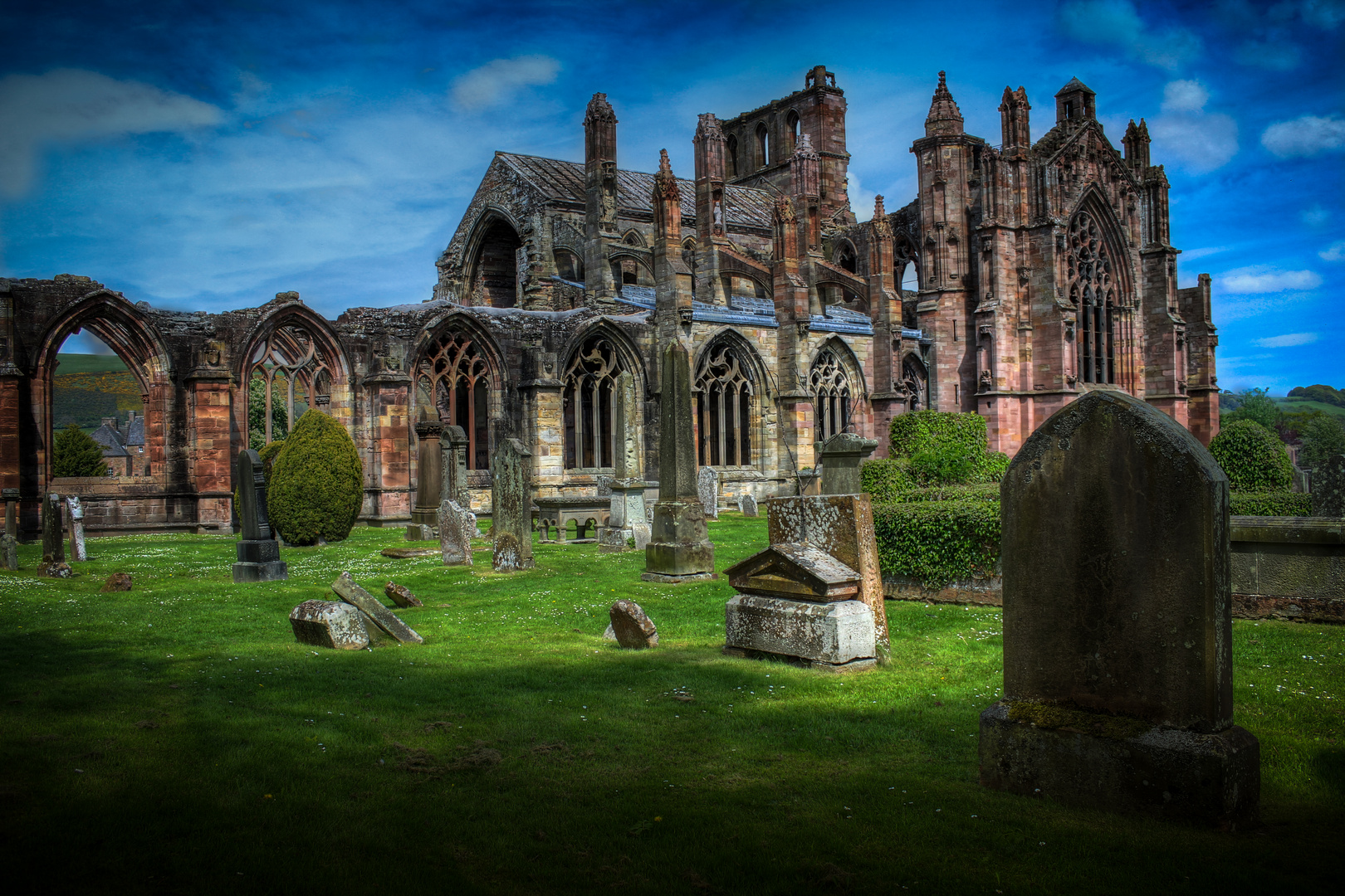 Melrose Abbey,