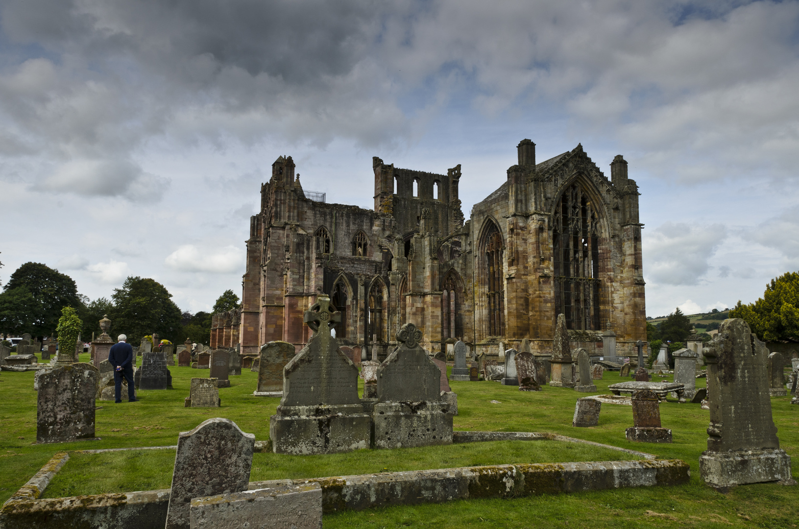 Melrose Abbey, Borders