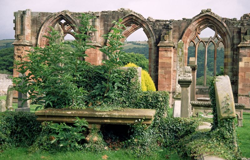 Melrose Abbey Friedhof