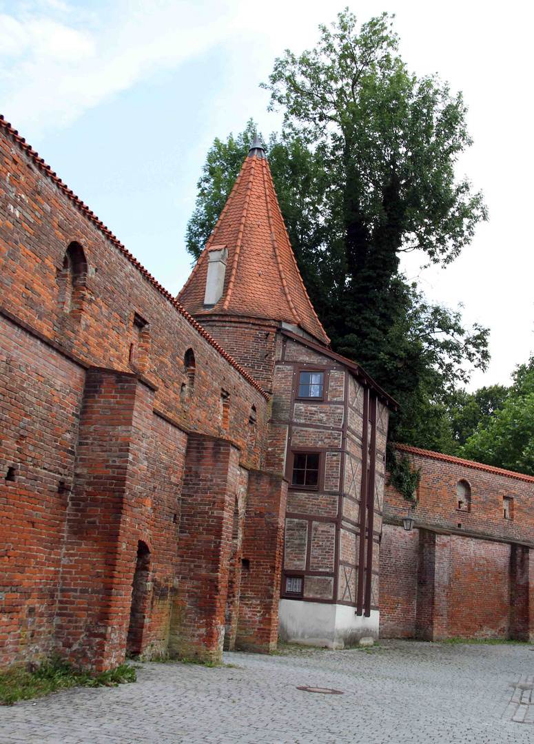 Memminger Stadtmauer um Anno 1440-1475 erbaut 2