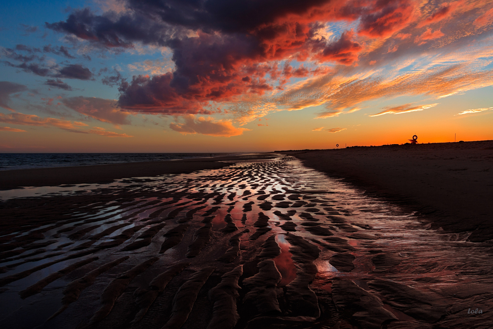 Memorable atardecer II, unos minutos después -Manta Rota Algarve-