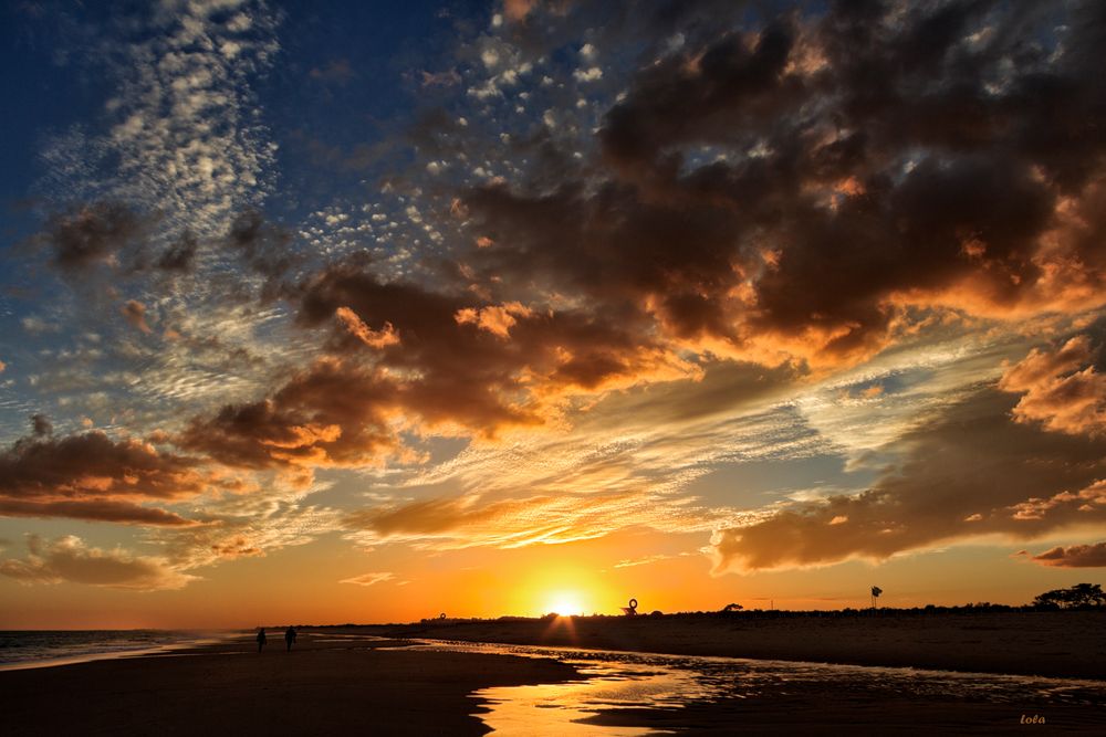 Memorable atardecer III unos minutos antes -Manta Rota, Algarve