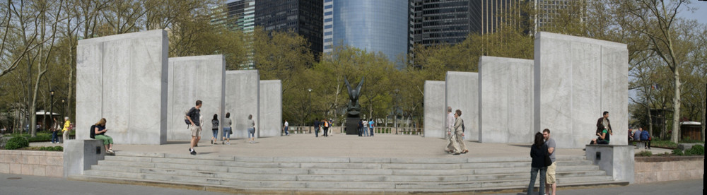 Memorial im Battery Park in New York City
