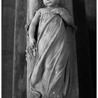 memorial to a dead baby at lanercost