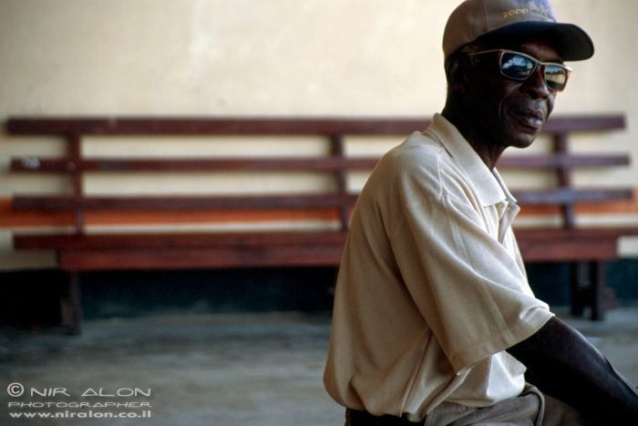 Men at the Bus Station