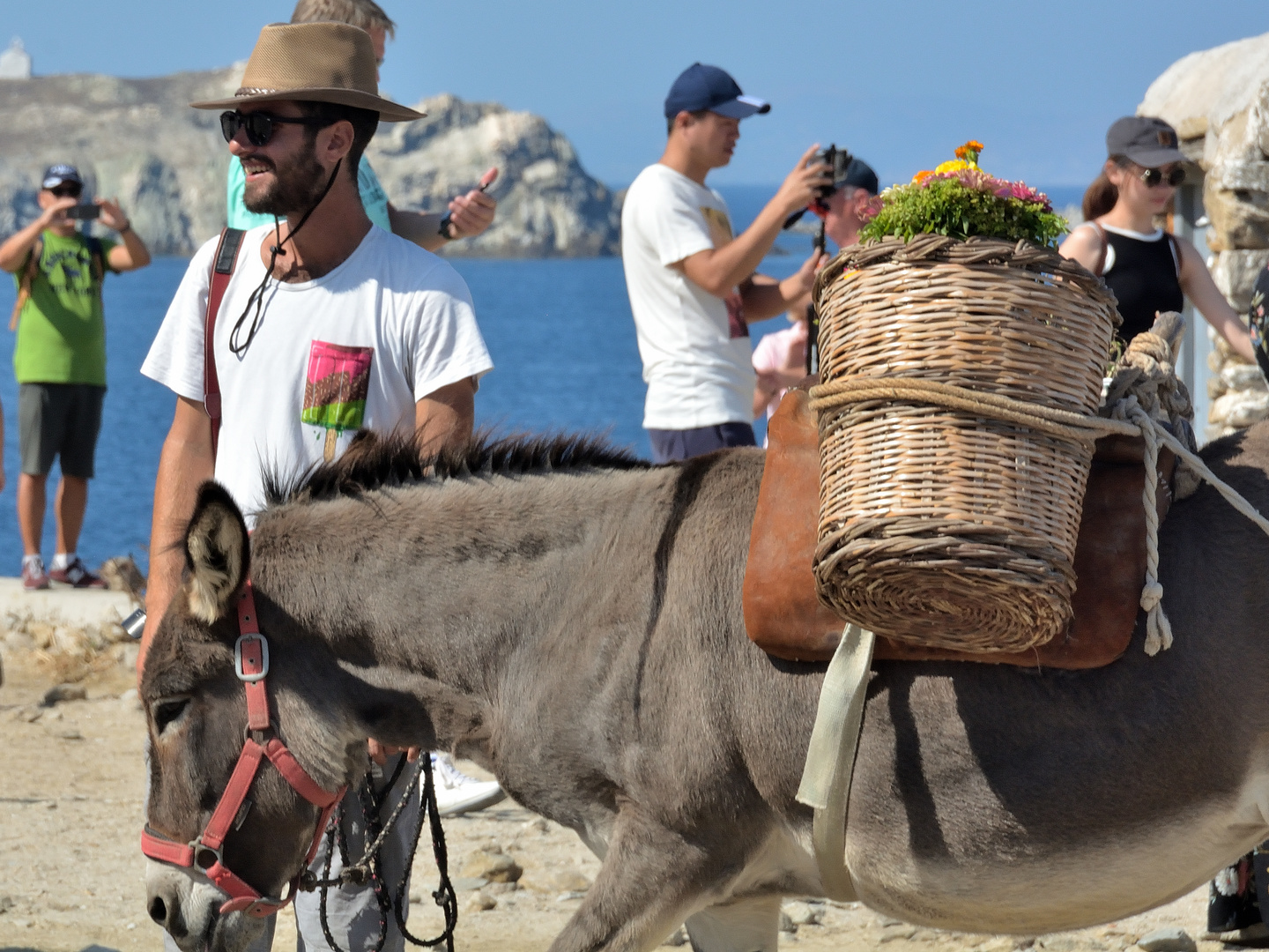 Men at work 14 - flower seller