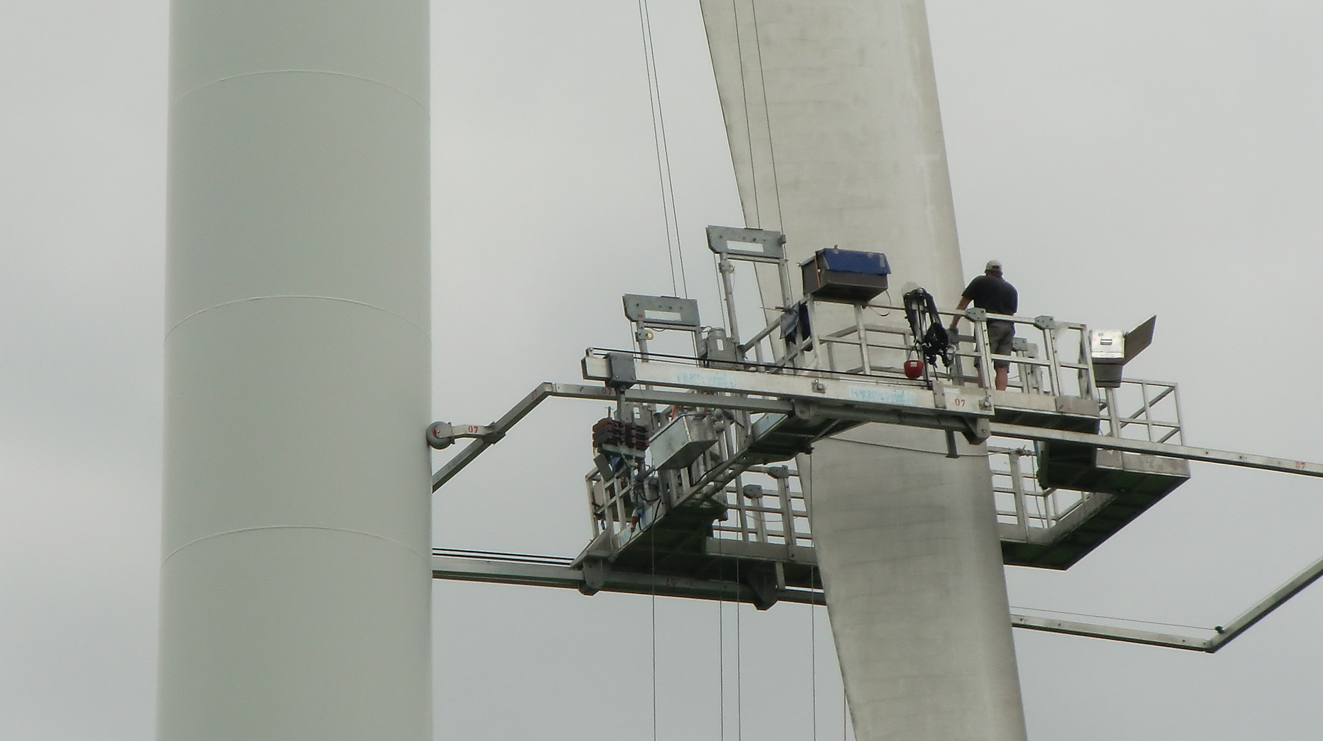 men at work 62 - Maintenance at wind generator