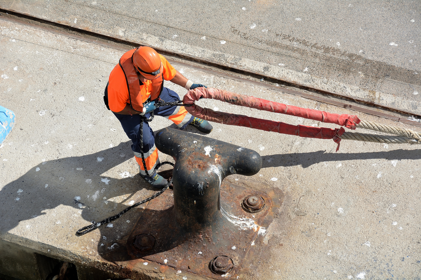 Men at work 82 Line handler Foto & Bild erwachsene menschen