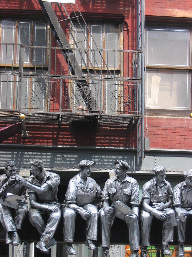 Men at Work in Manhattan