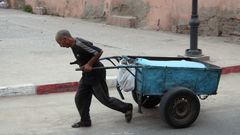 Men at work in Marrakech