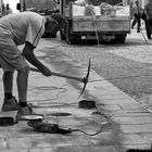 men at work — Valetta City, Malta.