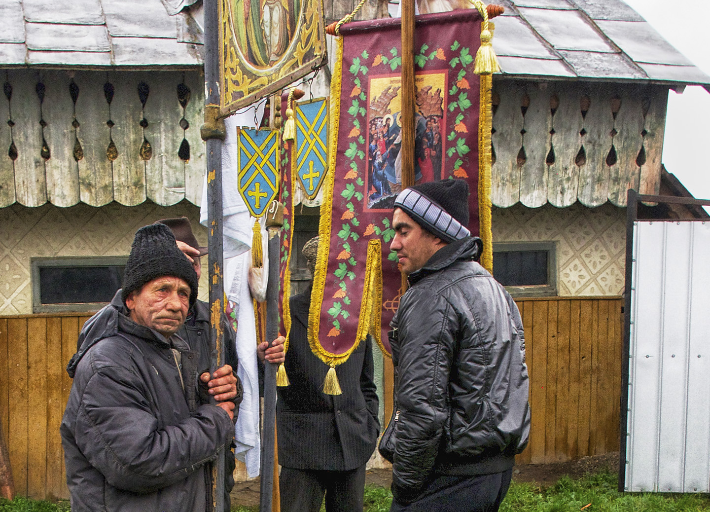 Men Bearing The Poles and Banners of Faith