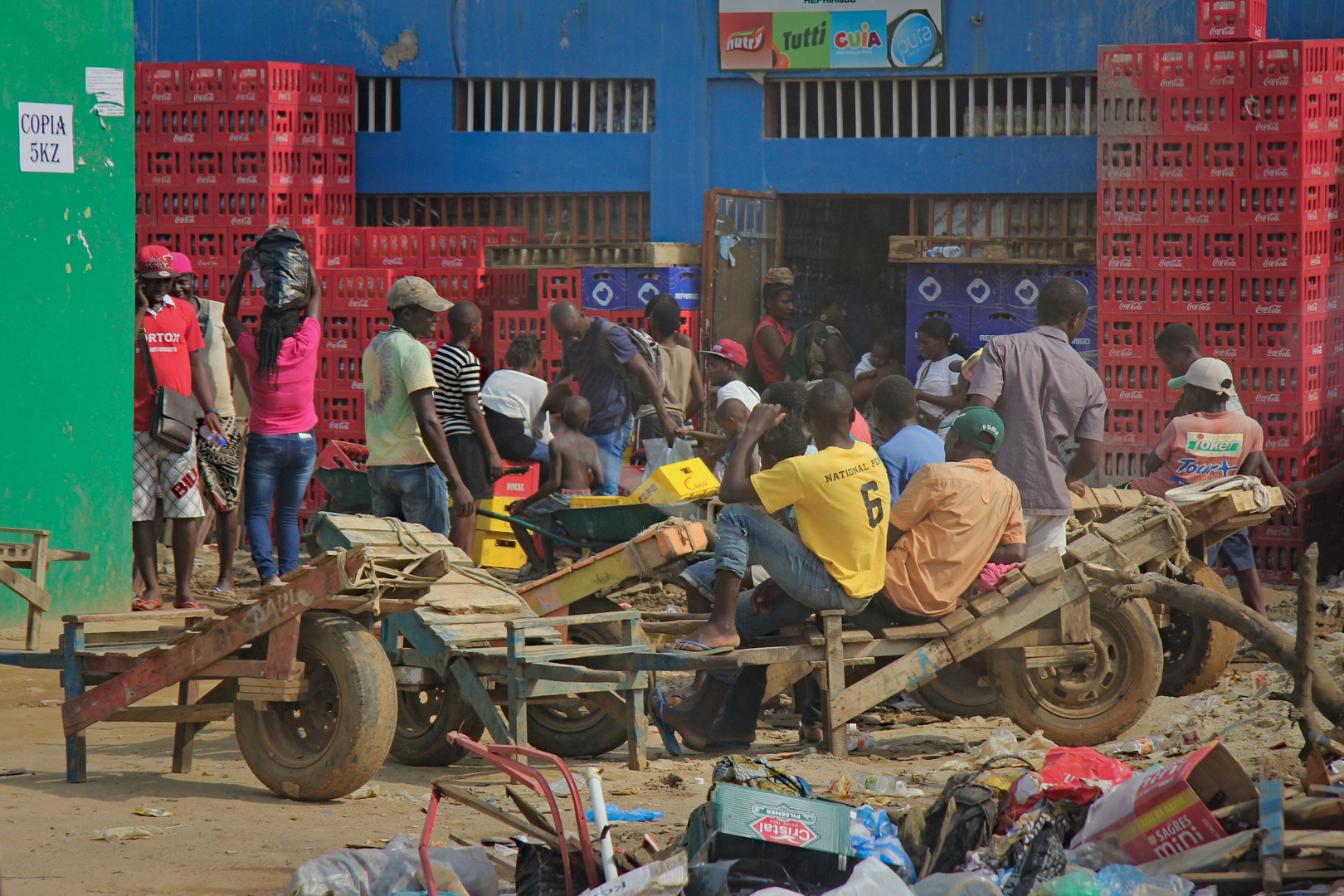 Men waiting for work