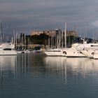 Menace d'Orage sur le Port d'Antibes