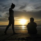 menanti sunset bersama...(self portrait)