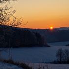 Menden-Asbeck an einem Winterabend
