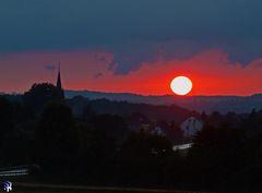 Menden im Sonnenuntergang