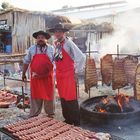 Mendoza / Argentinien beim ASADO / grillen