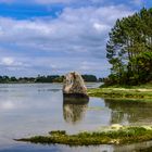 Menhir de Penglaouic, Pont-l'Abbé, Bretagne, France