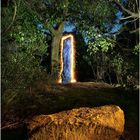 - Menhir in Blau -