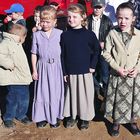 Mennoniten-Kinder bei Chiahuahua, Nordmexico