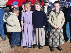 Mennoniten-Kinder bei Chiahuahua, Nordmexico